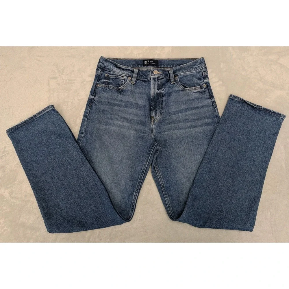 Gap Women's Blue Jeans 10/30 R Denim 90's Straight Vintage Inspired